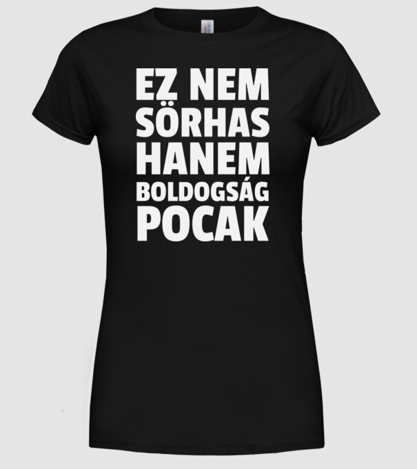  minta fekete pólón