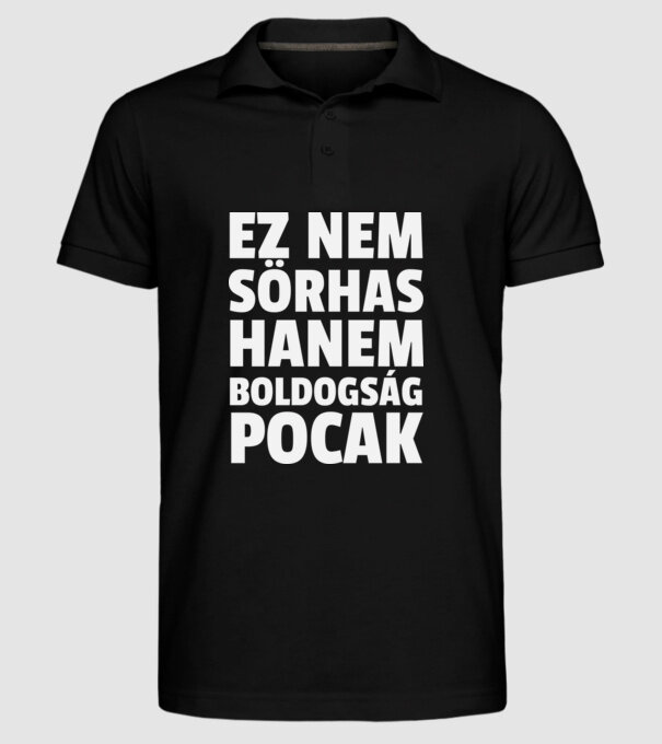  minta fekete pólón