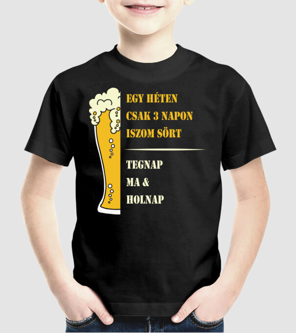  minta fekete pólón
