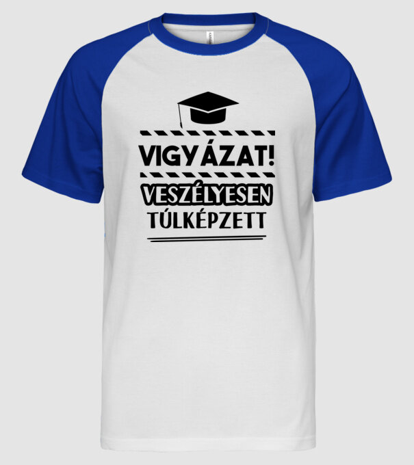  minta fehér/royal pólón