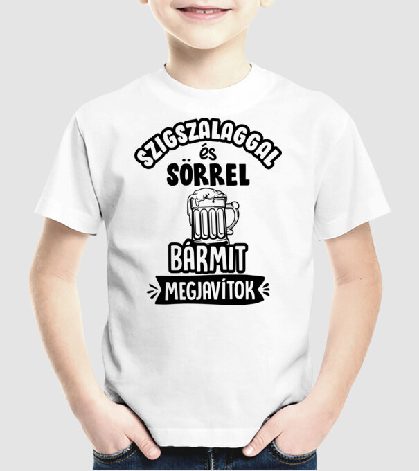  minta fehér pólón
