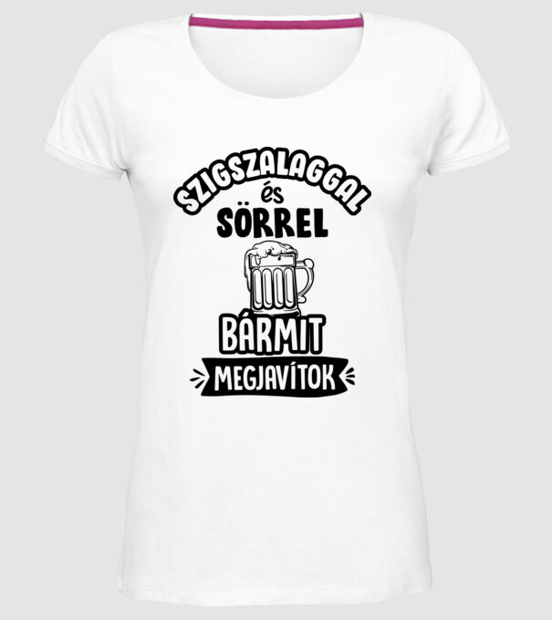  minta fehér pólón