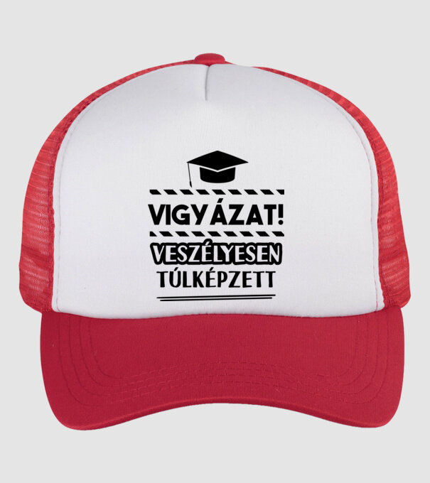  minta fehér/piros pólón