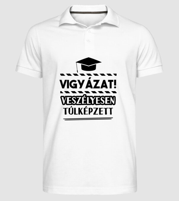  minta fehér pólón