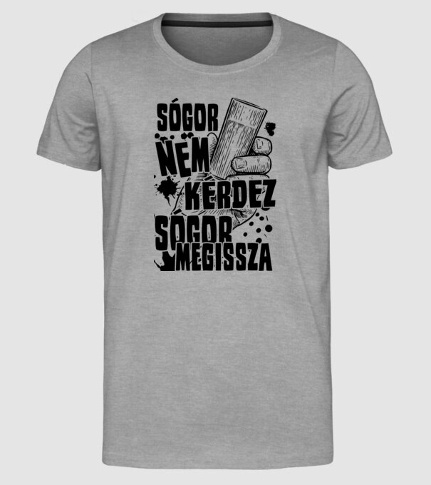  minta szürke pólón