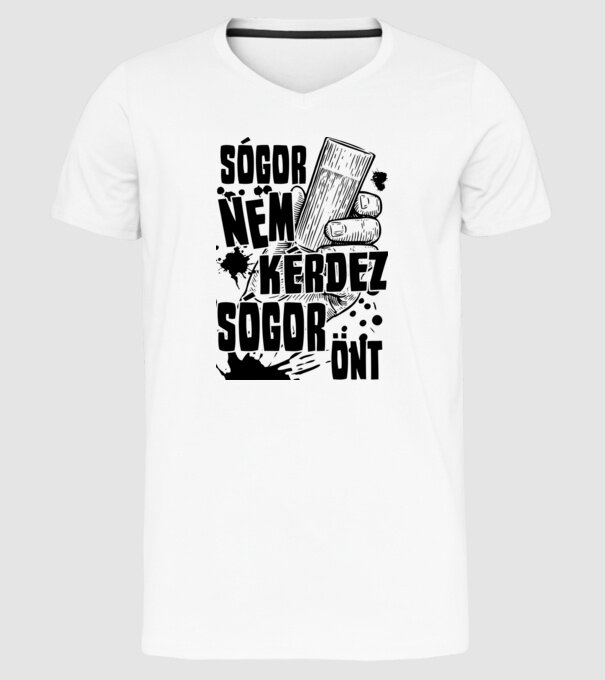  minta fehér pólón