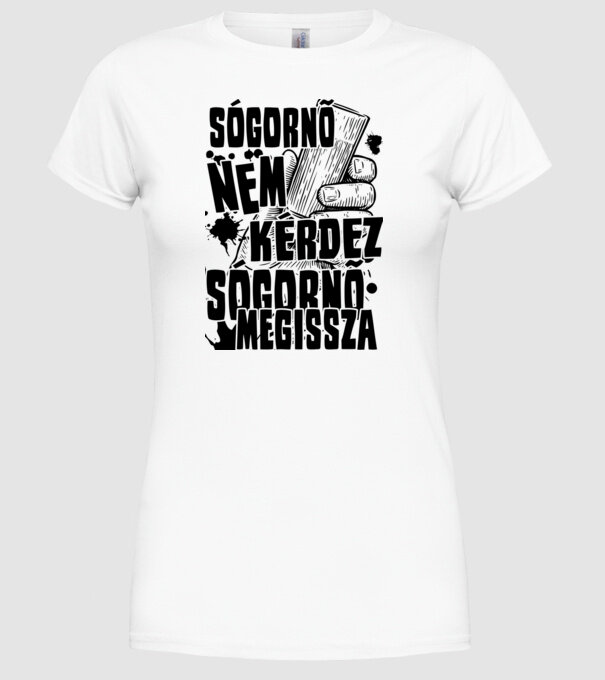  minta fehér pólón