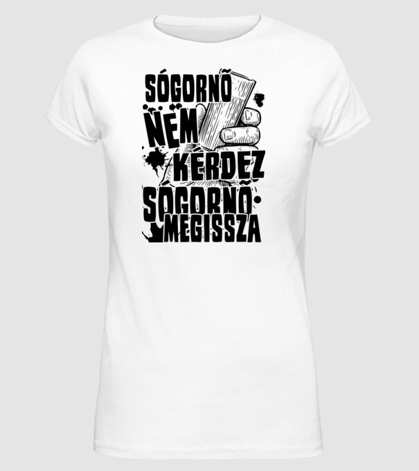  minta fehér pólón
