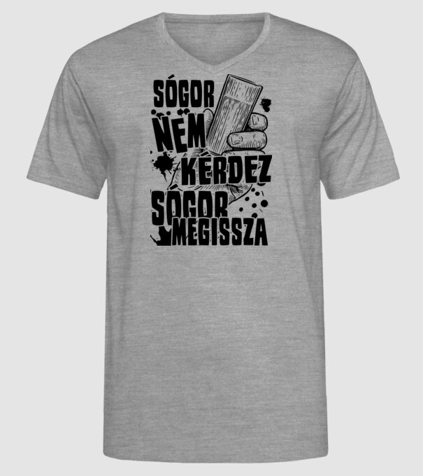  minta szürke pólón