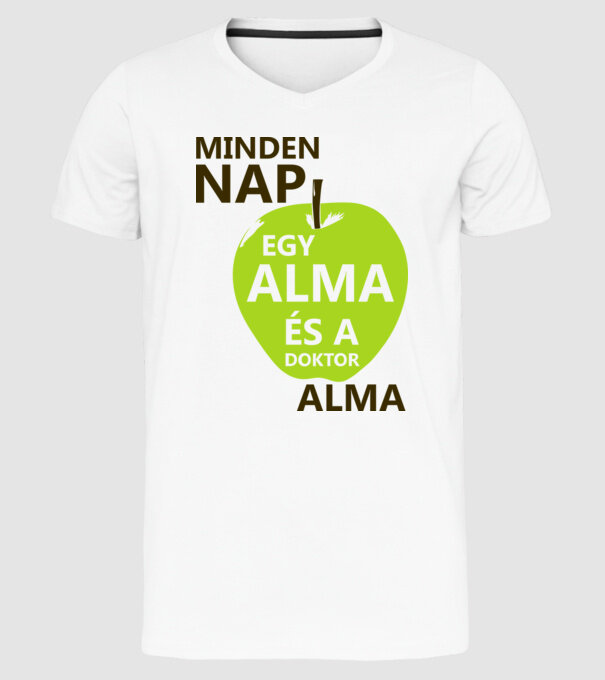  minta fehér pólón