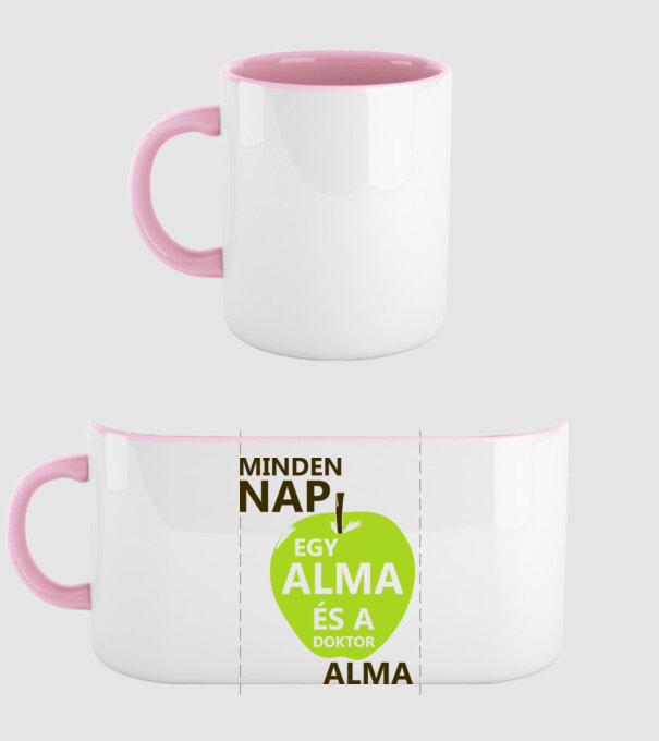  minta világos rózsaszín pólón