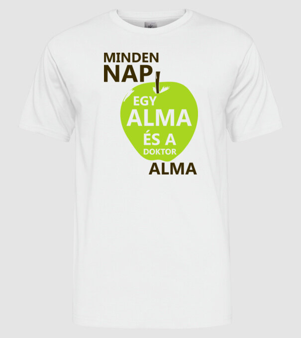  minta fehér pólón