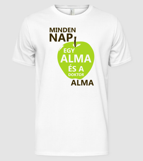  minta fehér pólón