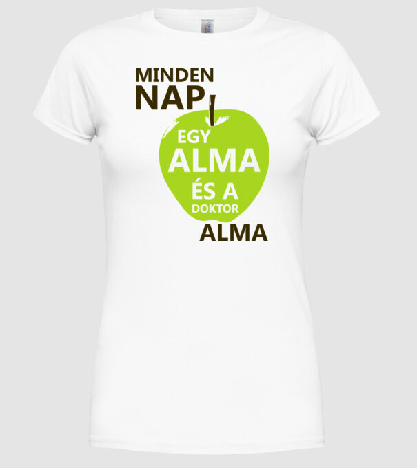  minta fehér pólón