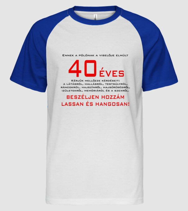  minta fehér/royal pólón