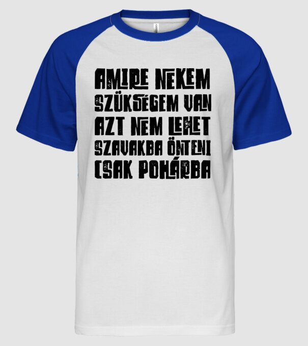  minta fehér/royal pólón