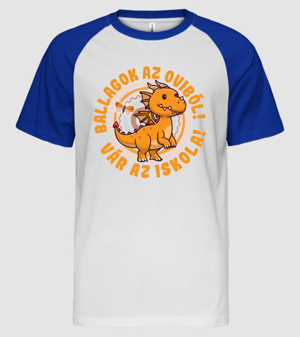  minta fehér/royal pólón