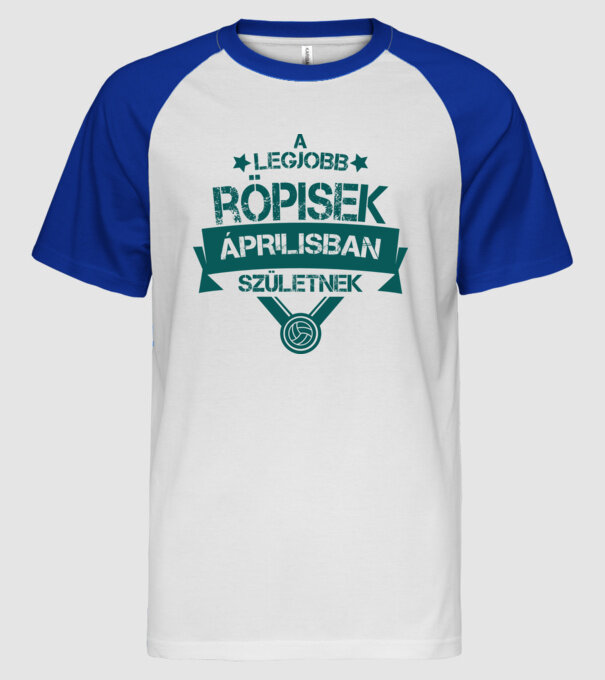  minta fehér/royal pólón