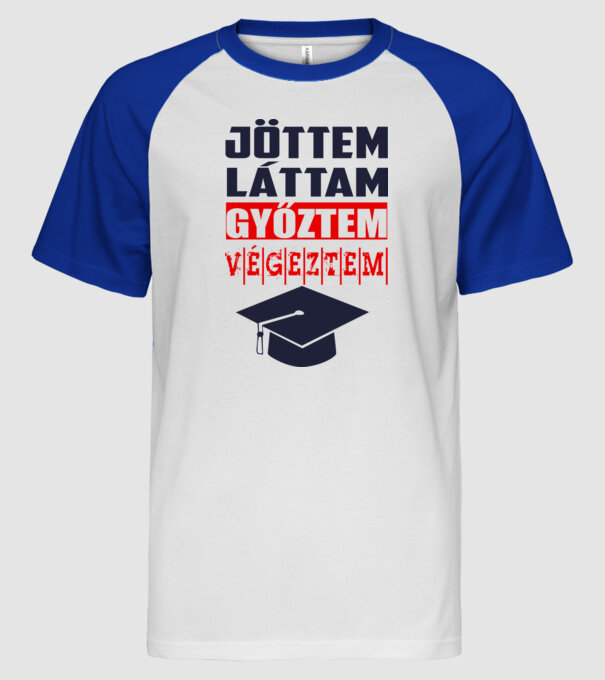  minta fehér/royal pólón
