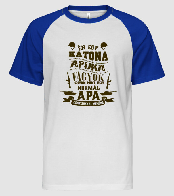  minta fehér/royal pólón