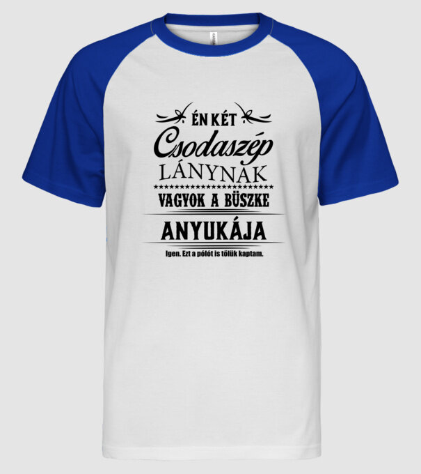  minta fehér/royal pólón
