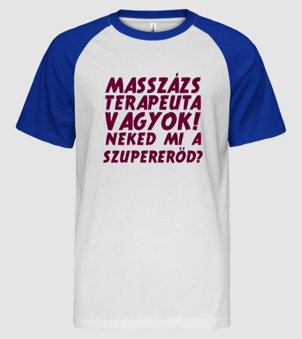  minta fehér/royal pólón
