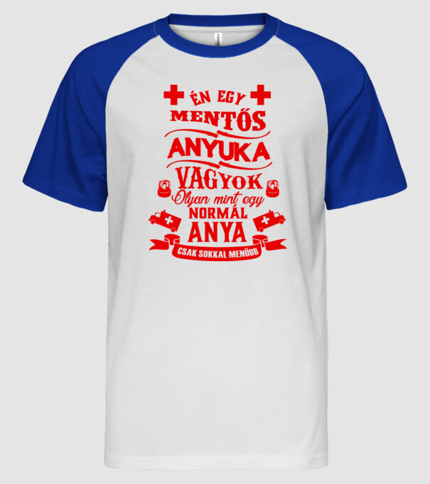  minta fehér/royal pólón