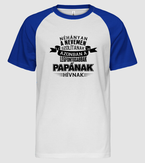  minta fehér/royal pólón