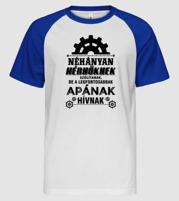  minta fehér/royal pólón