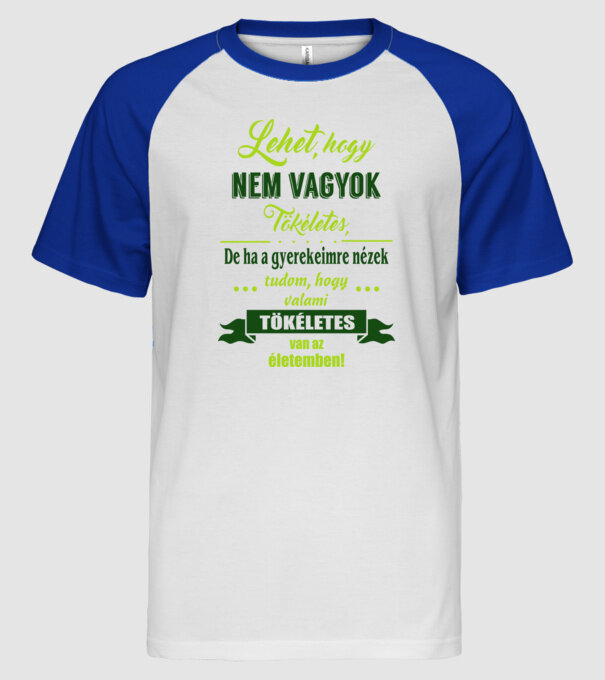  minta fehér/royal pólón
