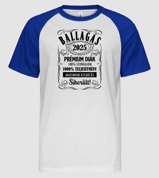  minta fehér/royal pólón