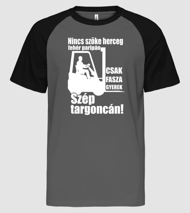  minta szürke/fekete pólón