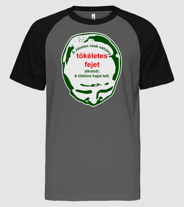  minta szürke/fekete pólón
