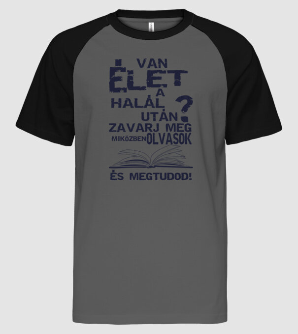  minta szürke/fekete pólón