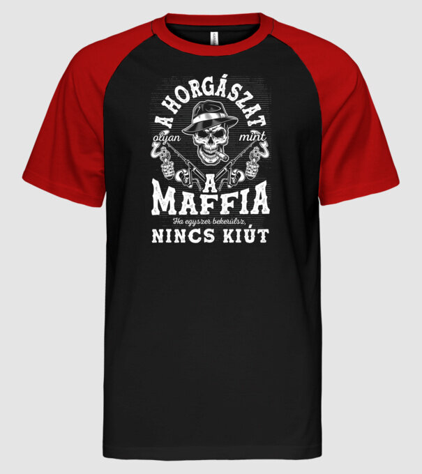  minta fekete/piros pólón