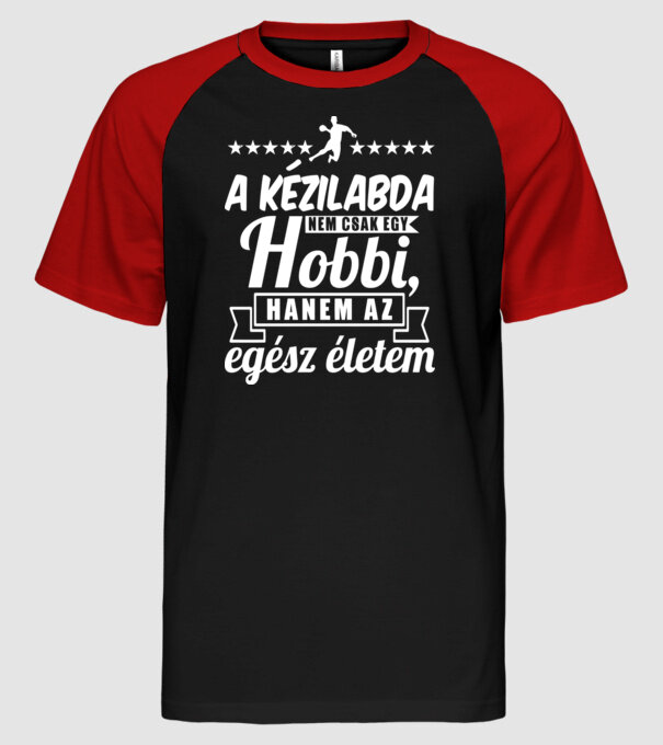  minta fekete/piros pólón
