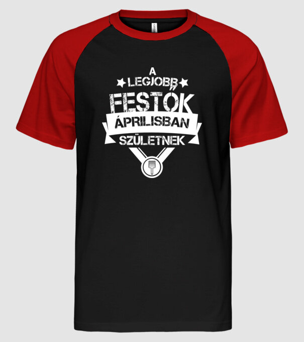  minta fekete/piros pólón