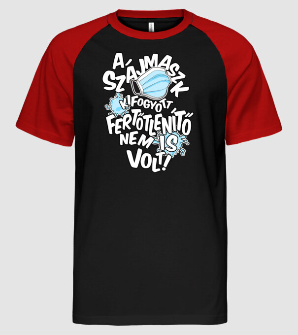  minta fekete/piros pólón
