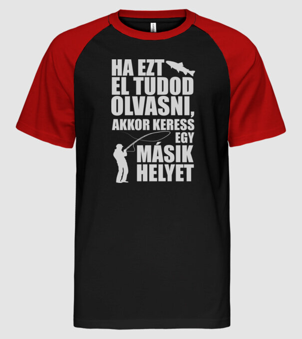  minta fekete/piros pólón
