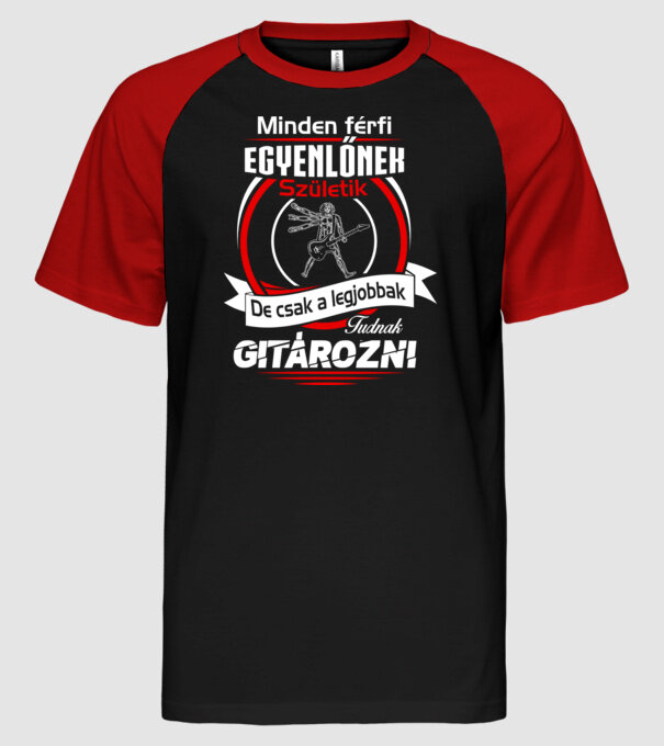  minta fekete/piros pólón
