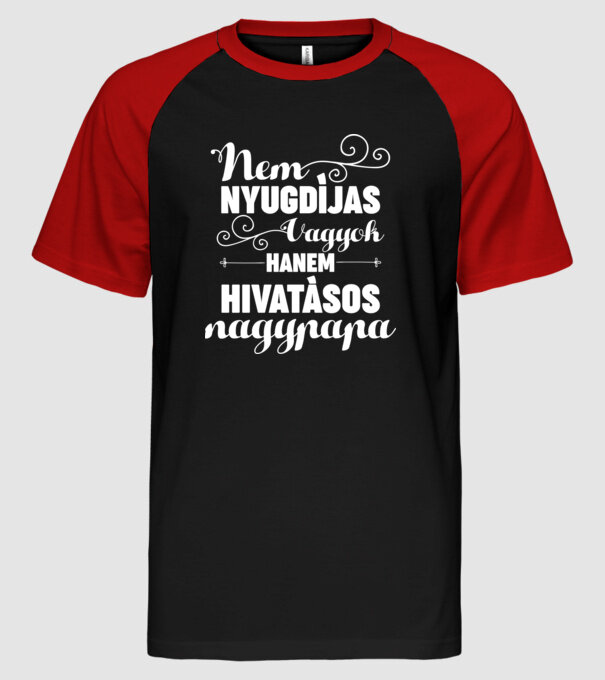  minta fekete/piros pólón
