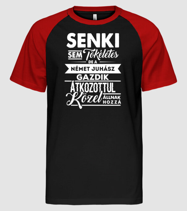  minta fekete/piros pólón