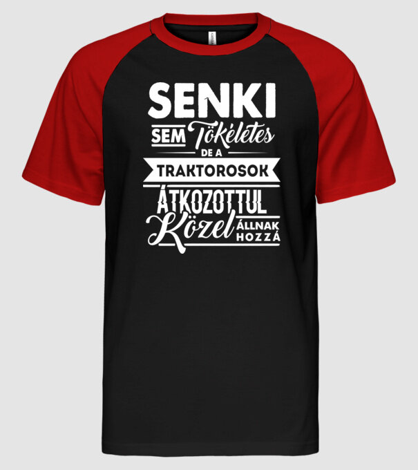  minta fekete/piros pólón