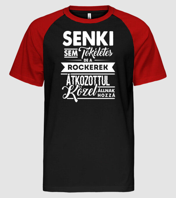  minta fekete/piros pólón