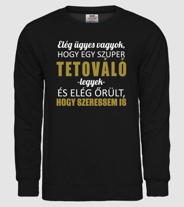  minta fekete pólón