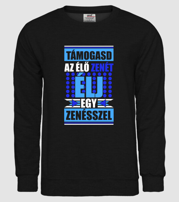  minta fekete pólón