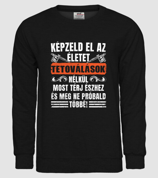  minta fekete pólón