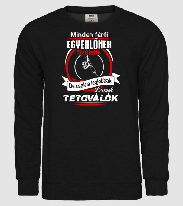  minta fekete pólón