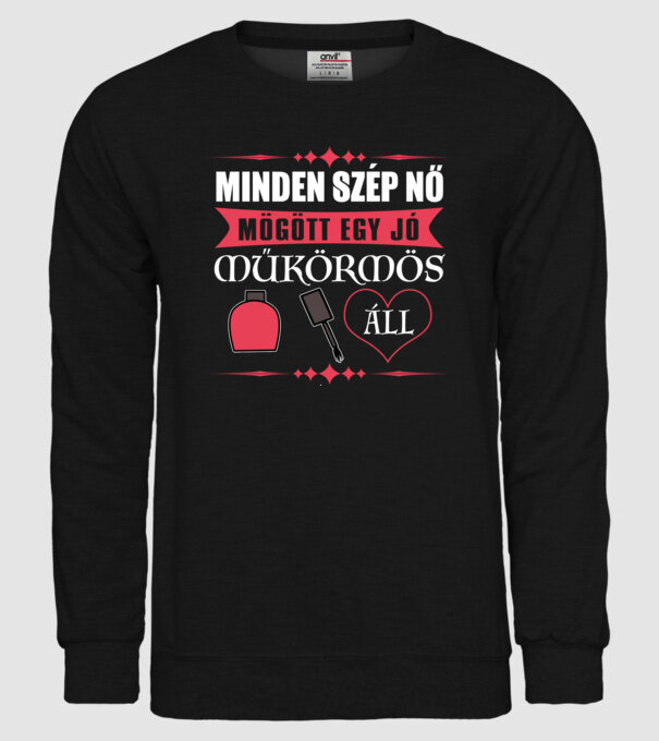  minta fekete pólón