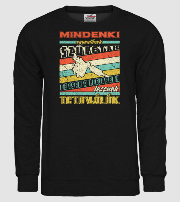  minta fekete pólón